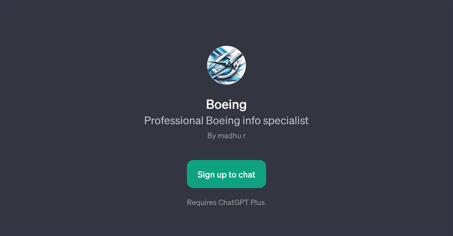 Boeing Professional Info Specialist website