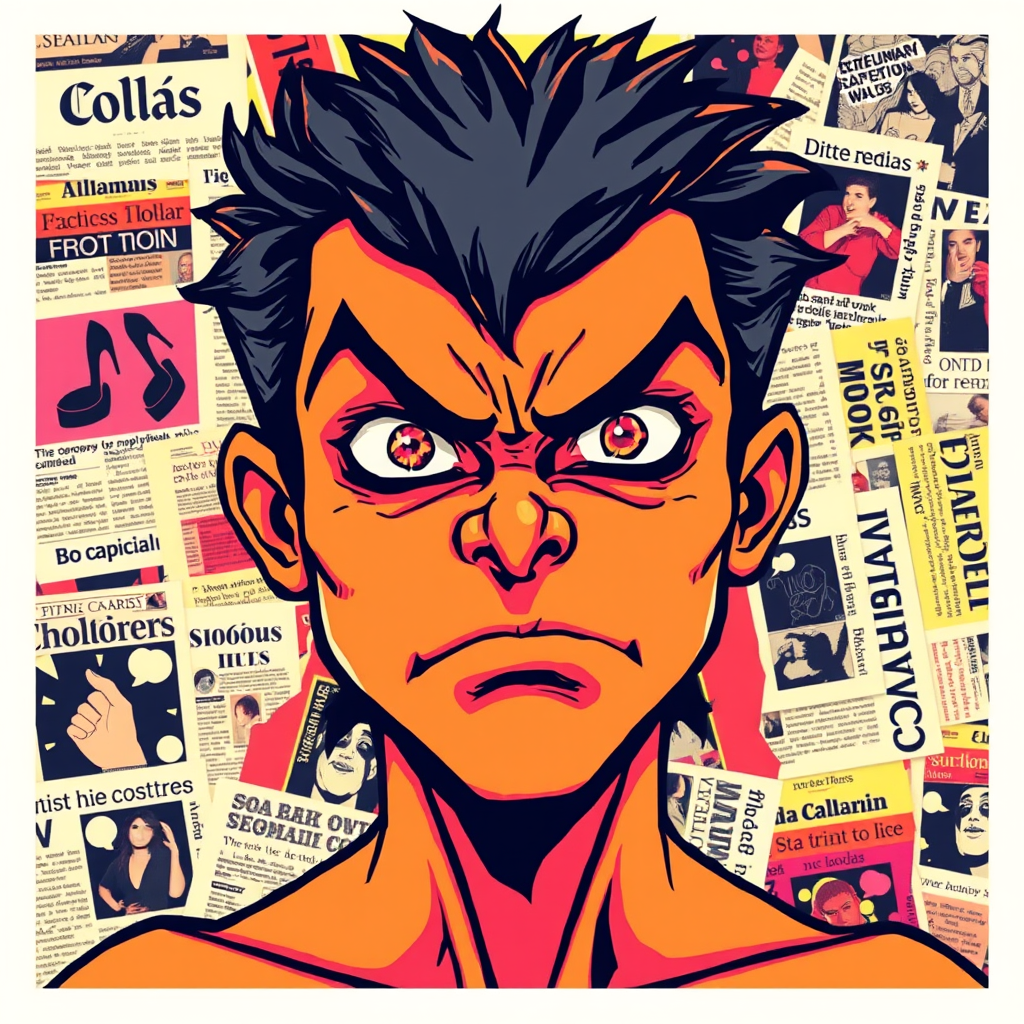 Bold Expression in a Dynamic Pop Art Statement - (Free, No Signup AI Tool)