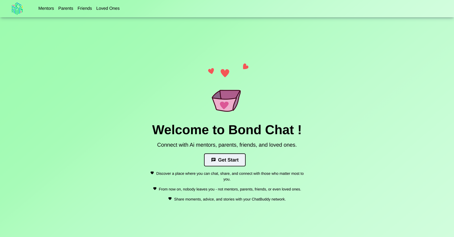 Bond Chat website