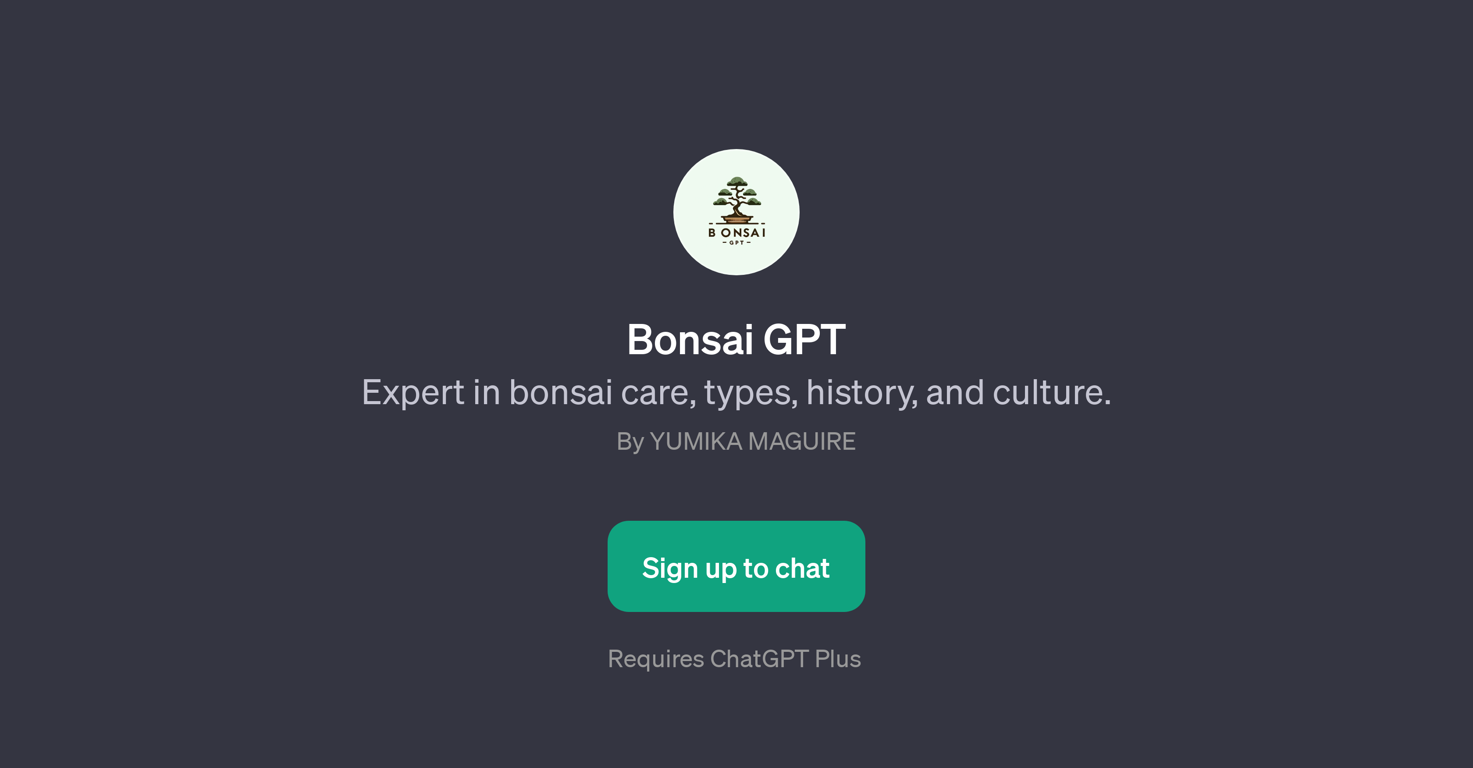 Bonsai GPT website
