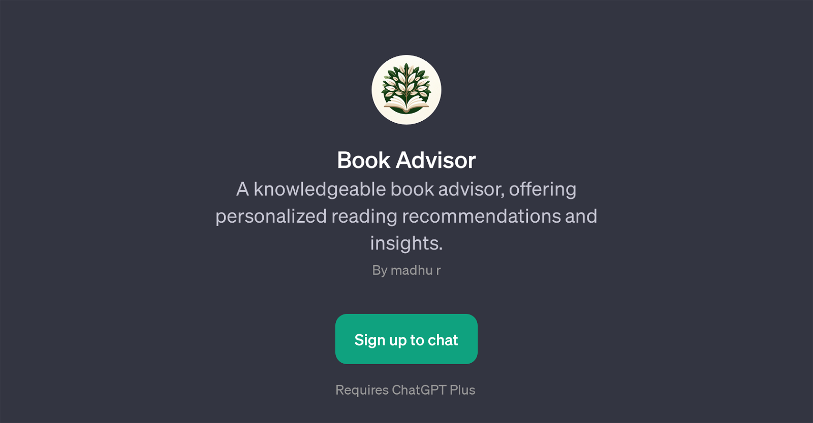 Book Advisor website