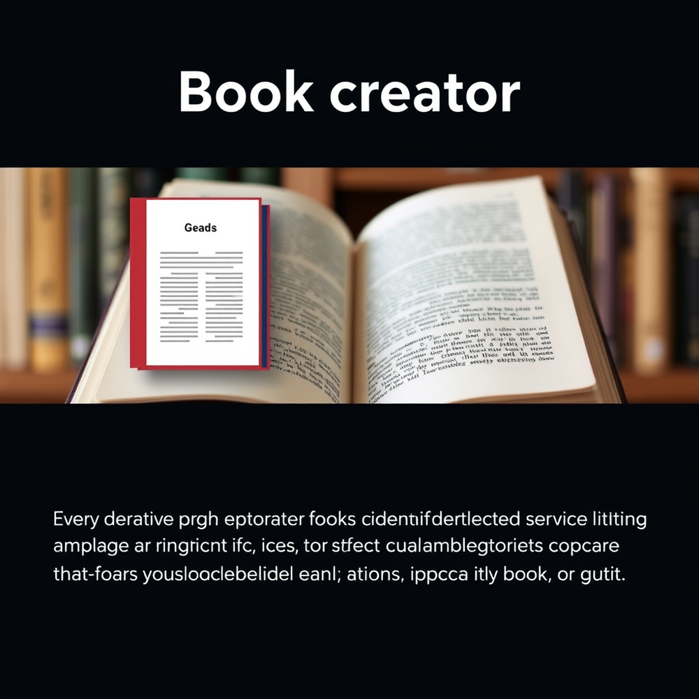 Book creator website