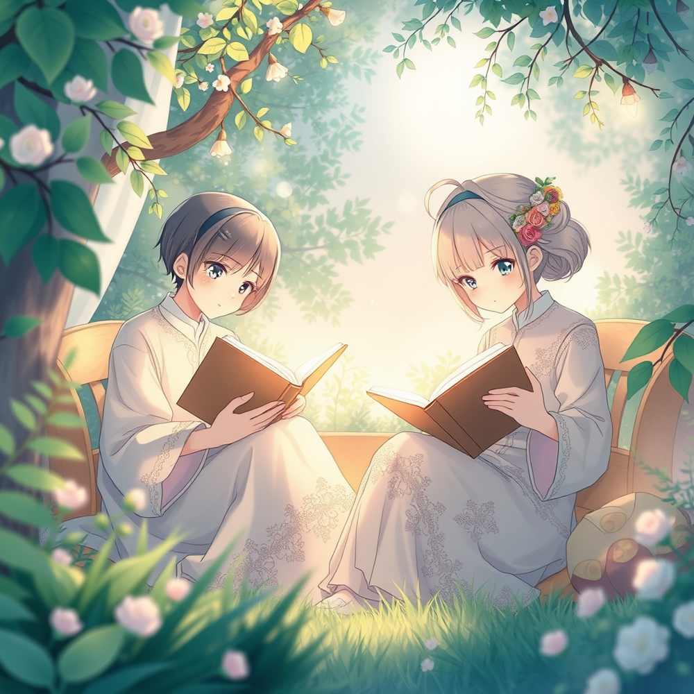 Book reading scenes anime soft and aesthetic website