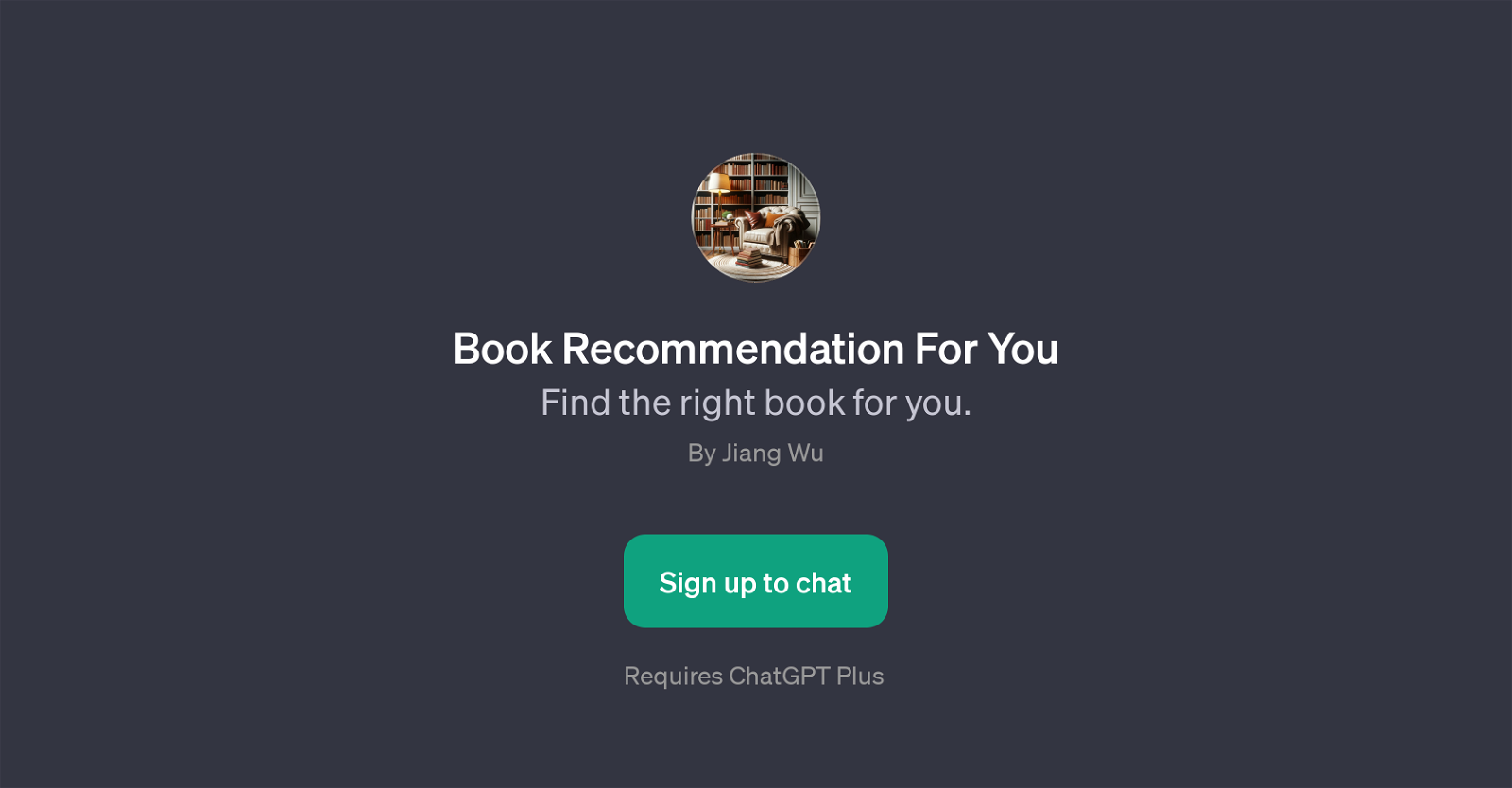 Book Recommendation For You website
