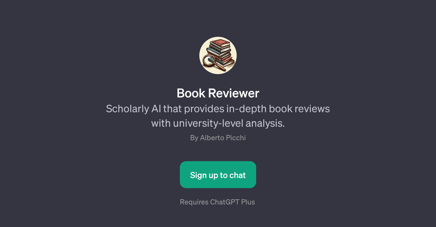 Book Reviewer website