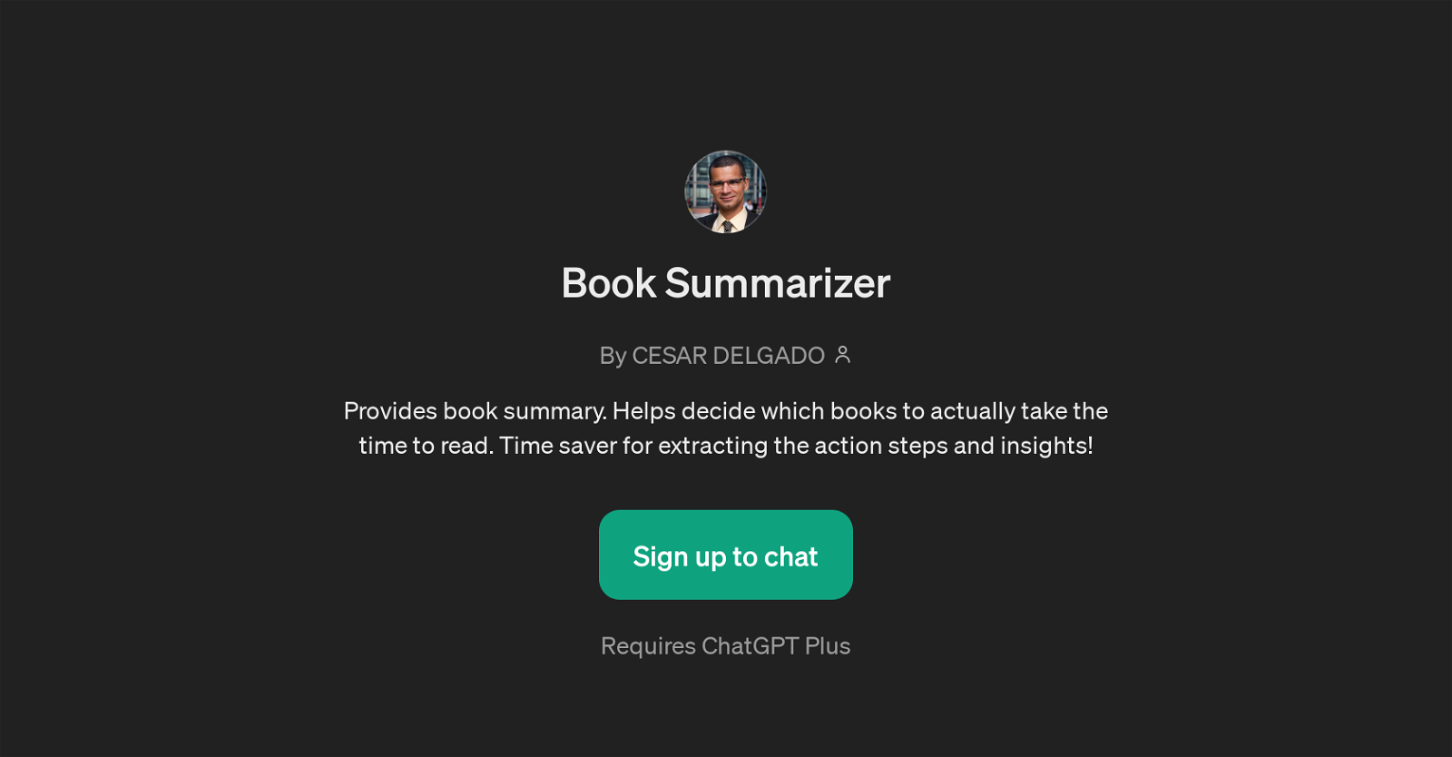 Book Summarizer website