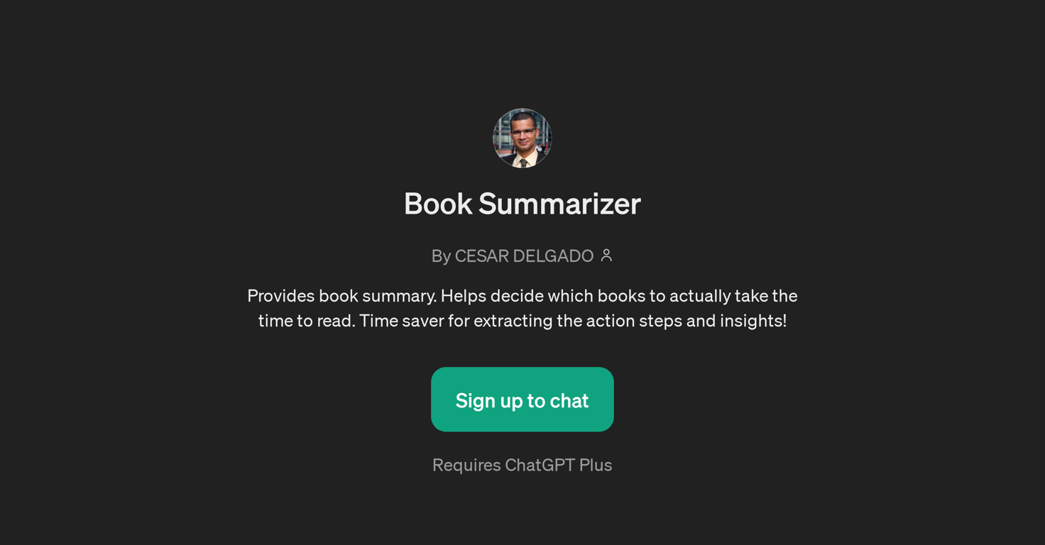Book Summarizer website