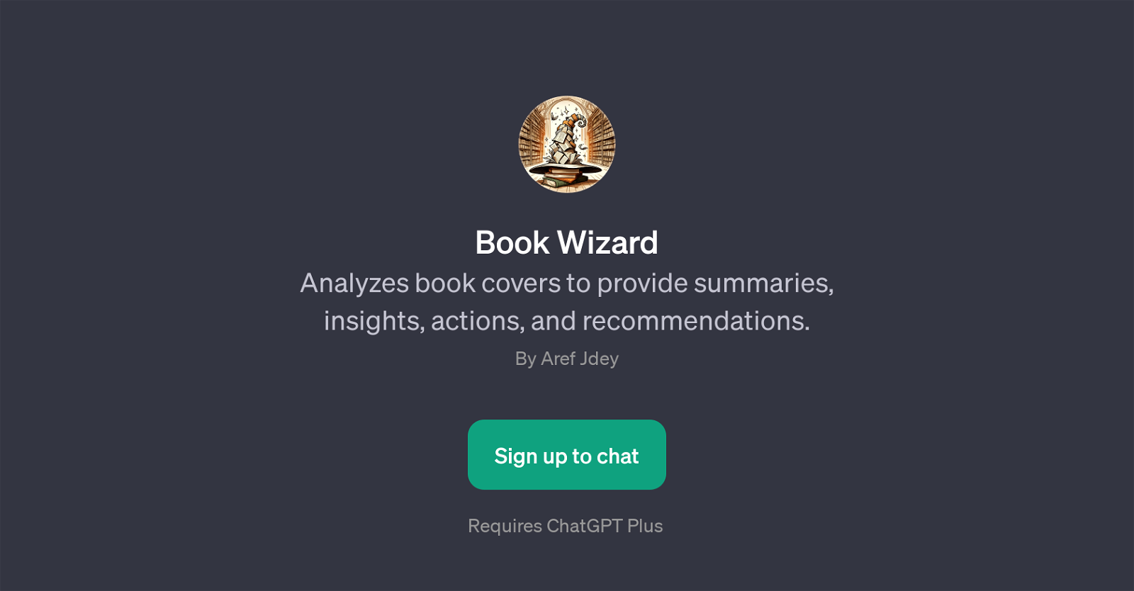 Book Wizard website