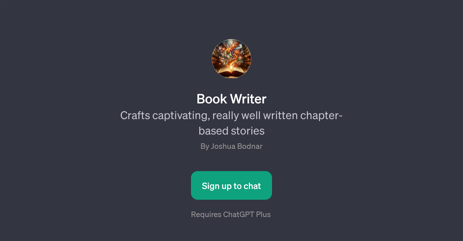 Book Writer website