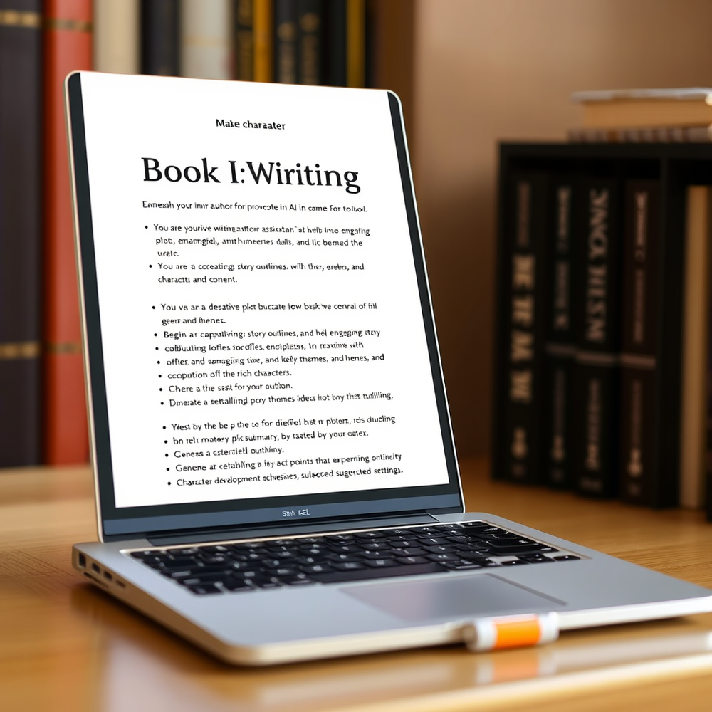 Book Writing Generator website