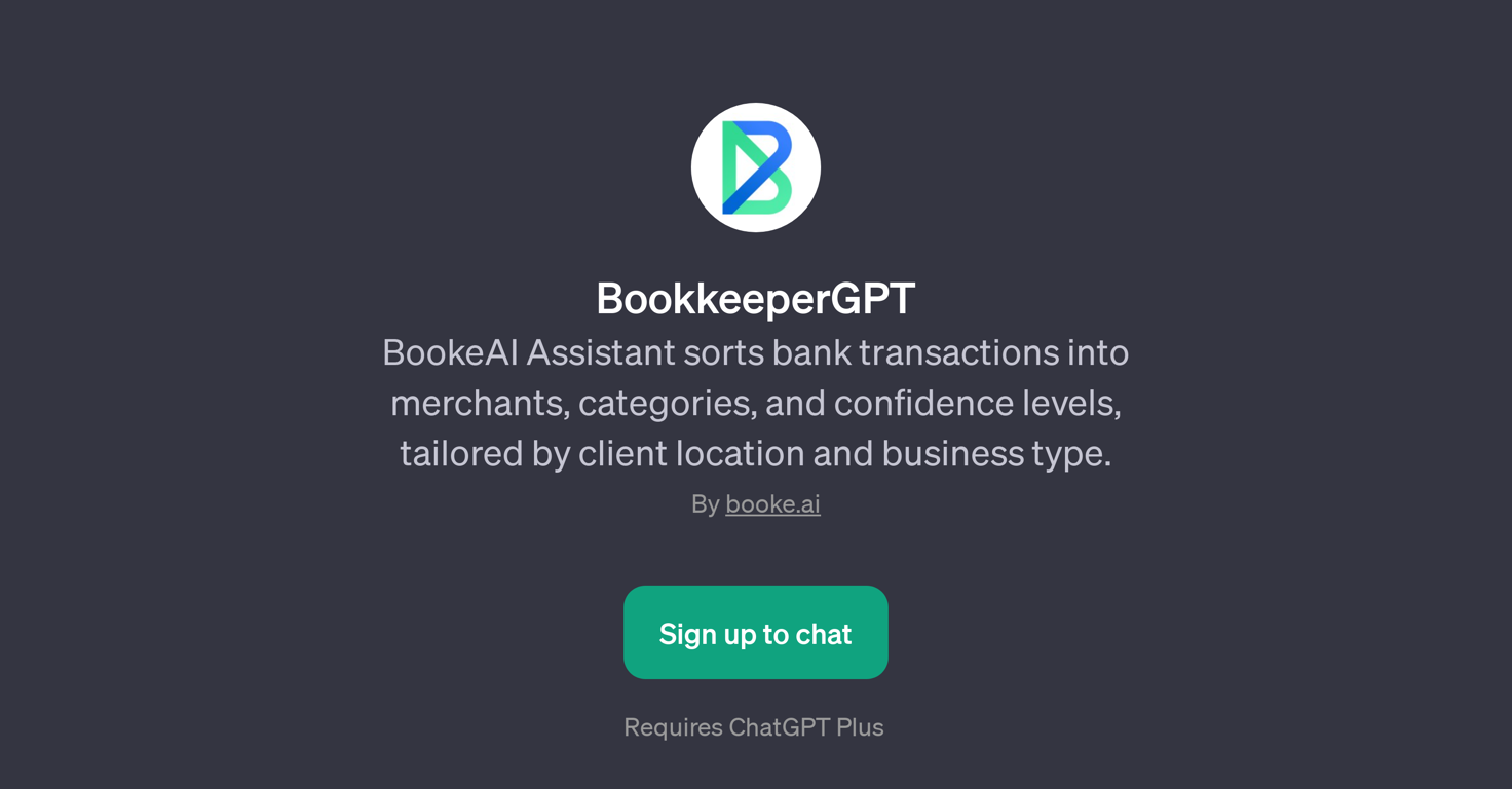 BookkeeperGPT website