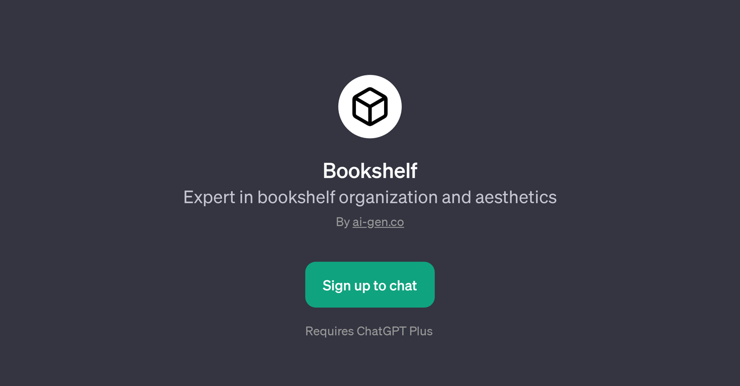 Bookshelf website