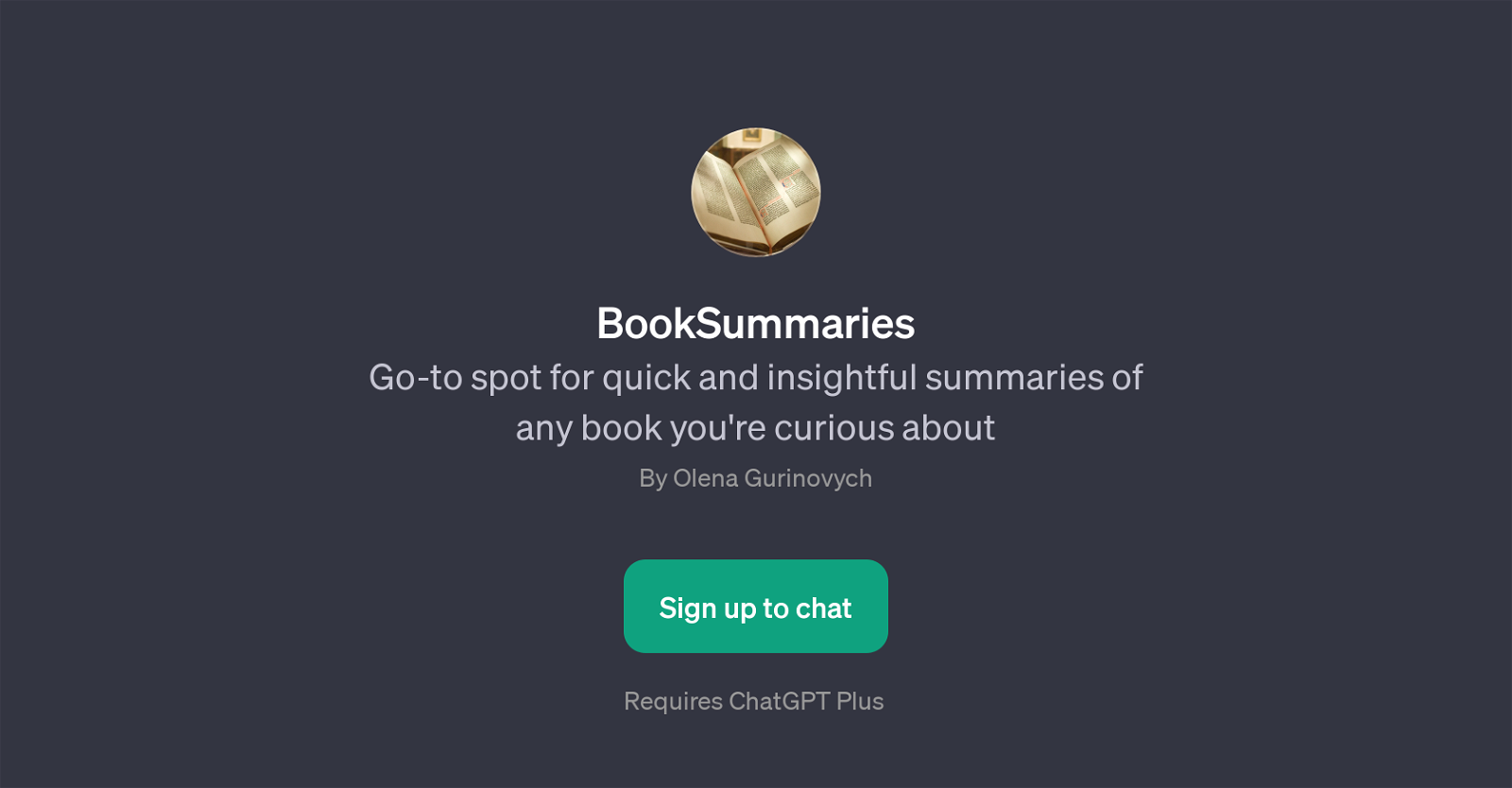 BookSummaries website