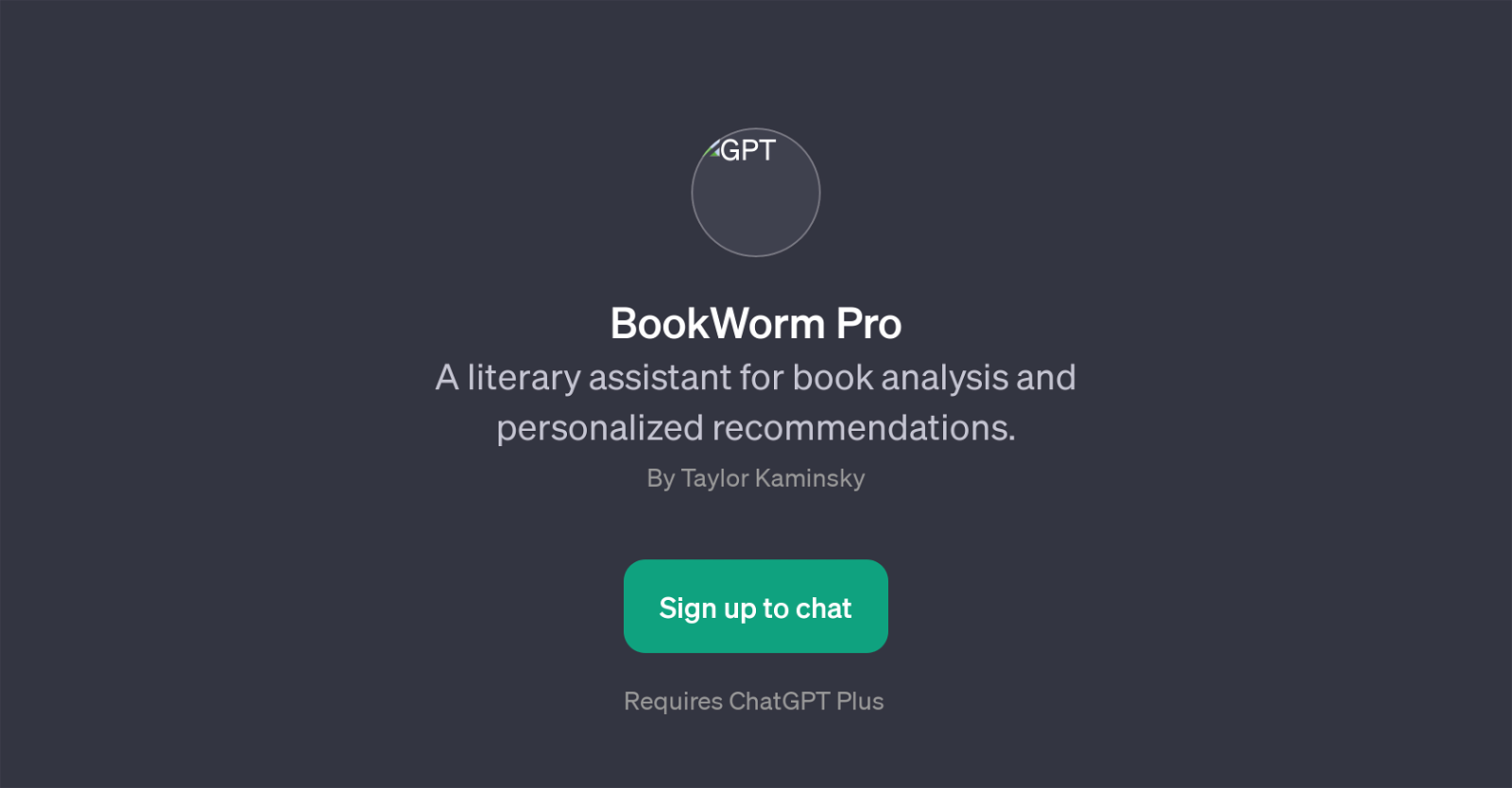BookWorm Pro website