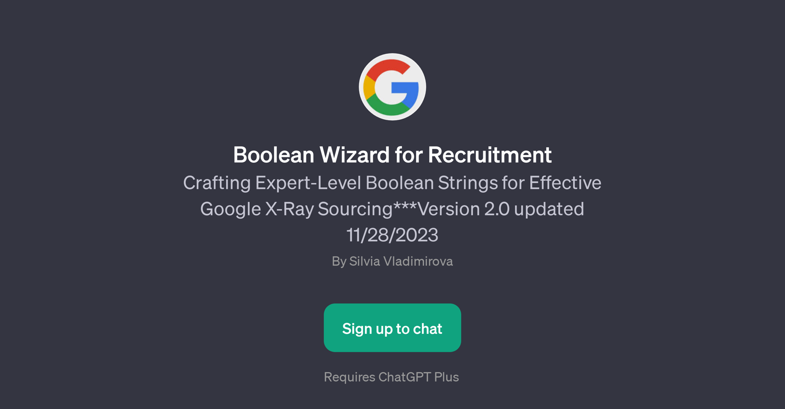 Boolean Wizard for Recruitment website