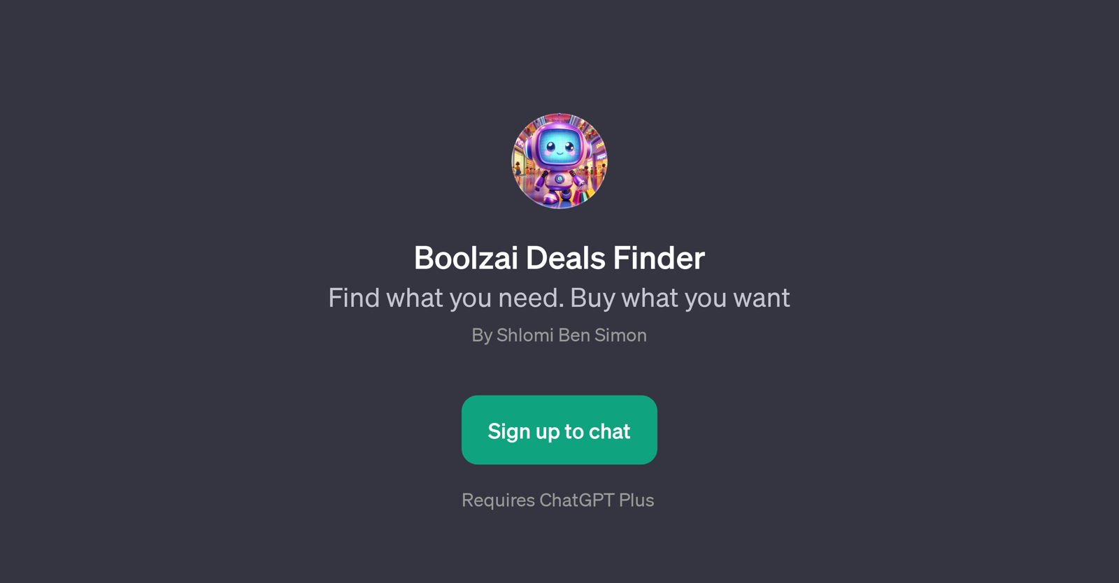 Boolzai Deals Finder website