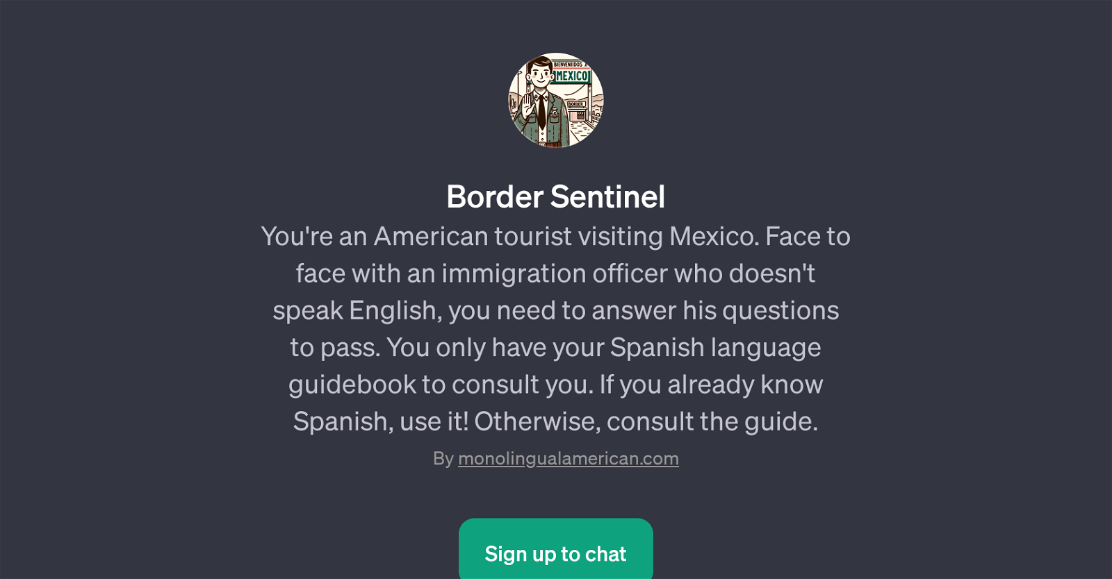 Border Sentinel website