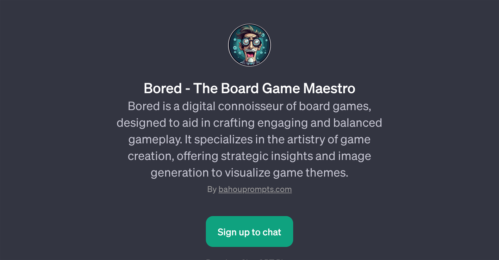 Bored - The Board Game Maestro website