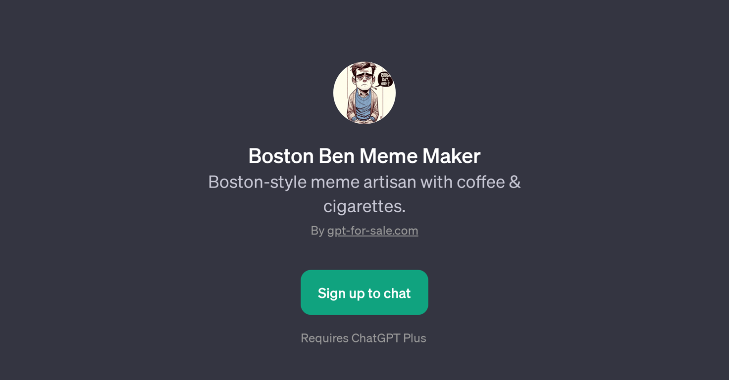 Boston Ben Meme Maker website