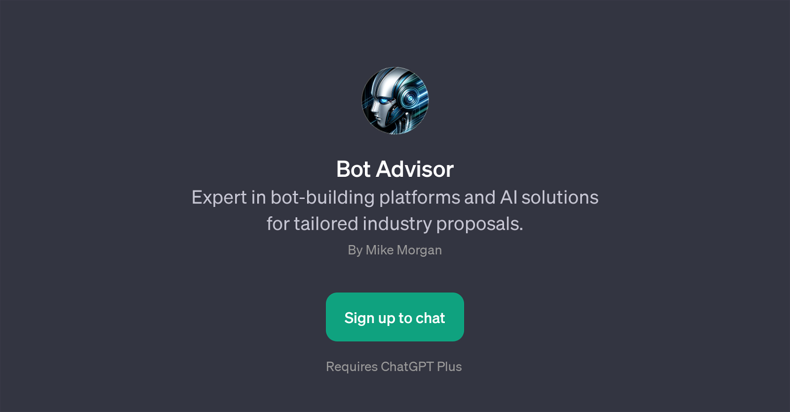 Bot Advisor website