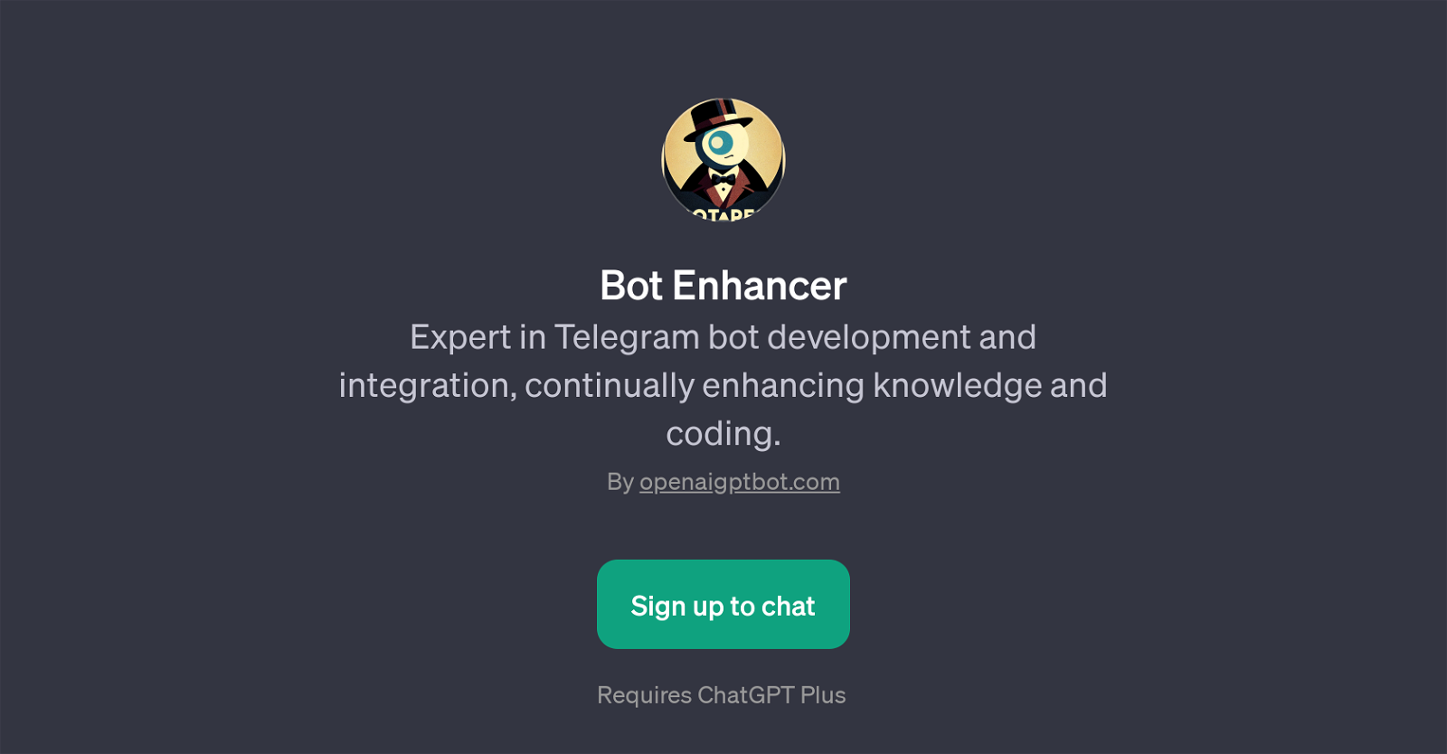 Bot Enhancer website