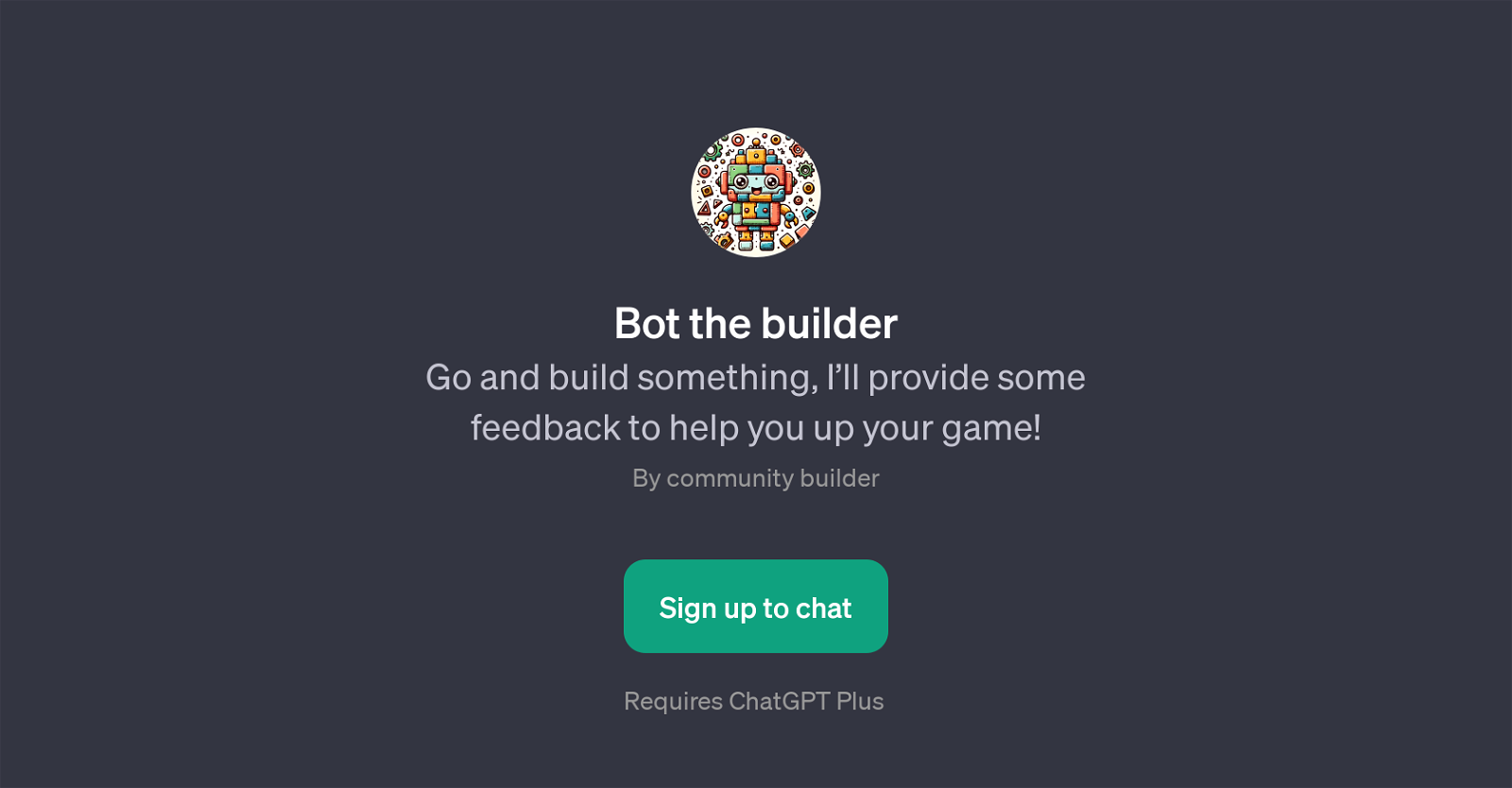 Bot the Builder website