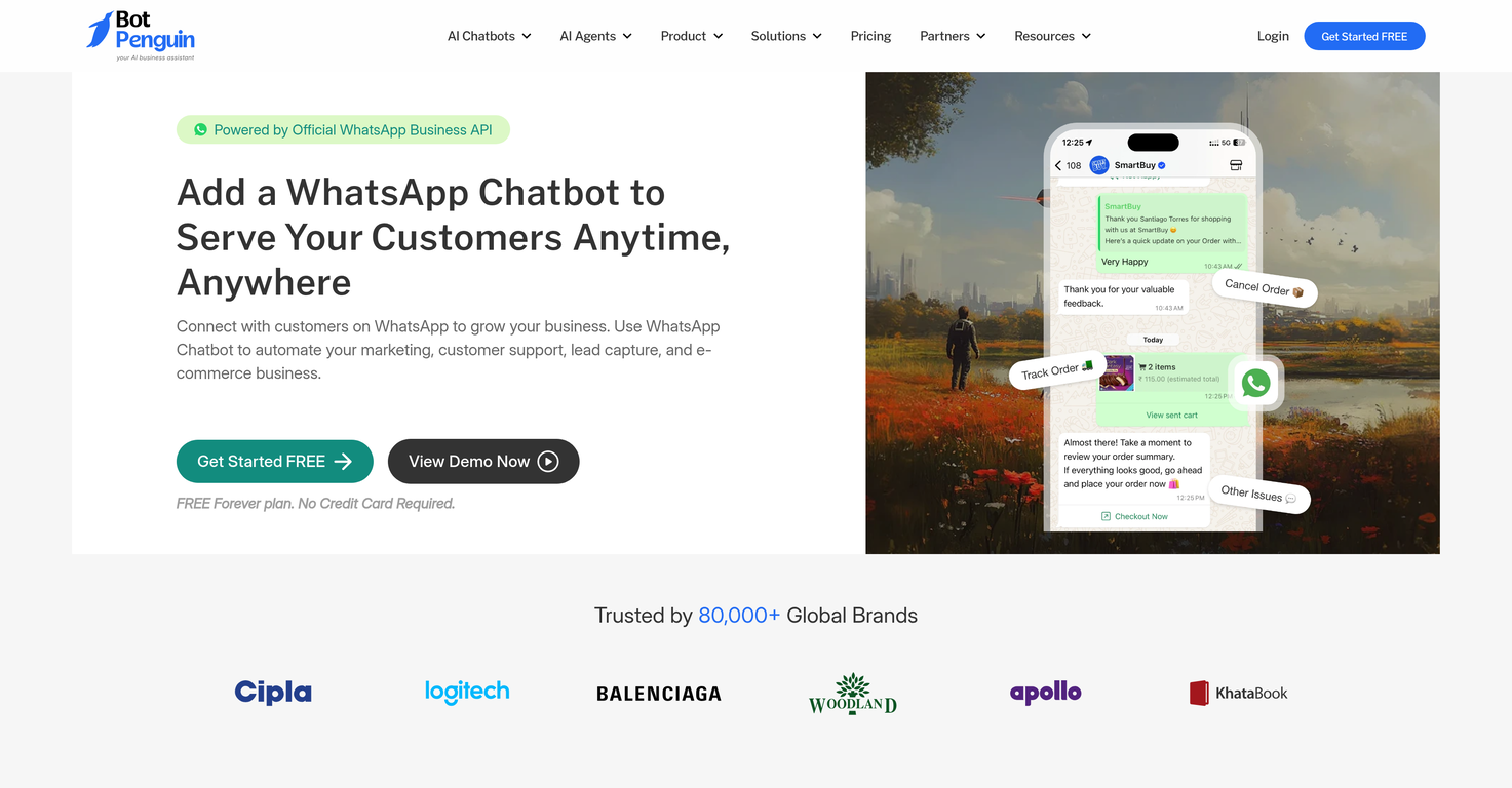 BotPenguin website