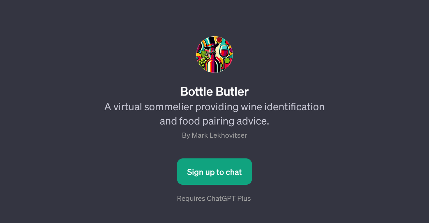 Bottle Butler website