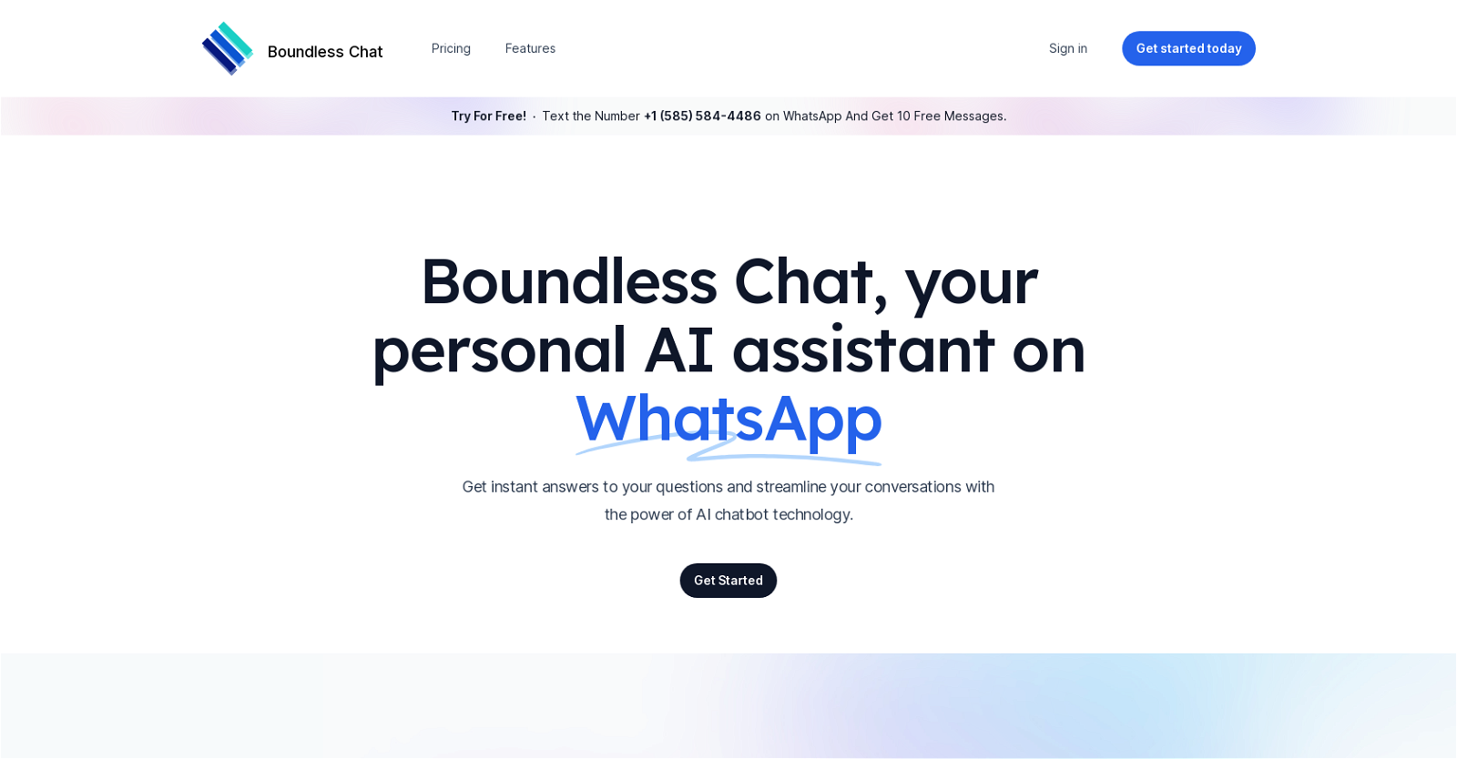 Boundless Chat website