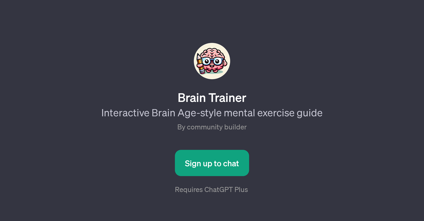 Brain Trainer website