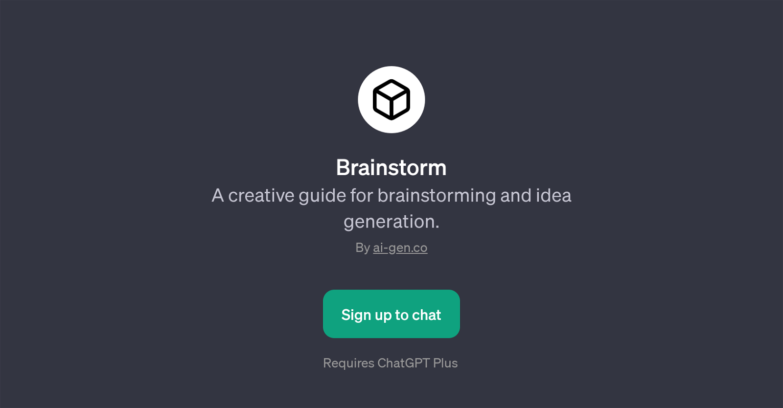 Brainstorm website