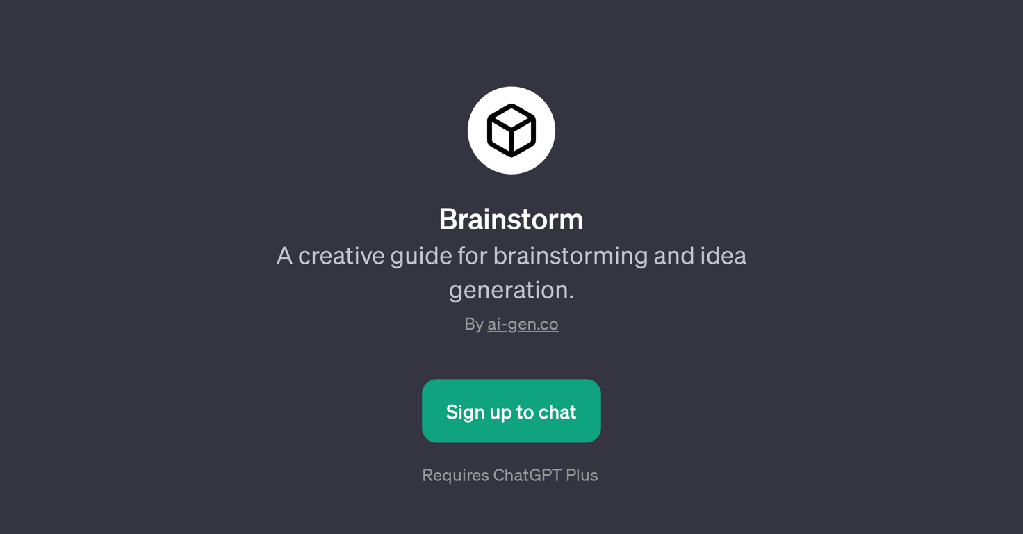 Brainstorm website