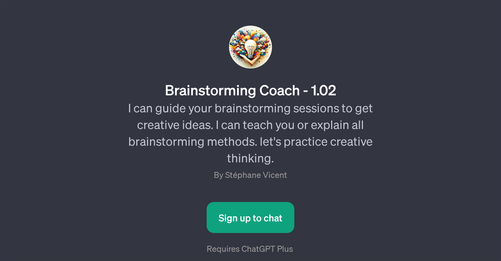 Brainstorming Coach - 1.02 website