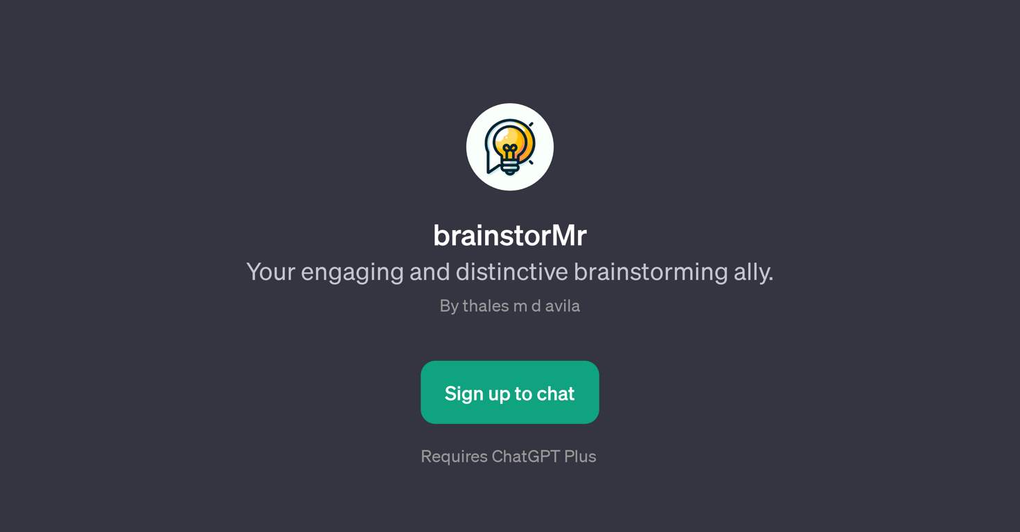 brainstorMr website