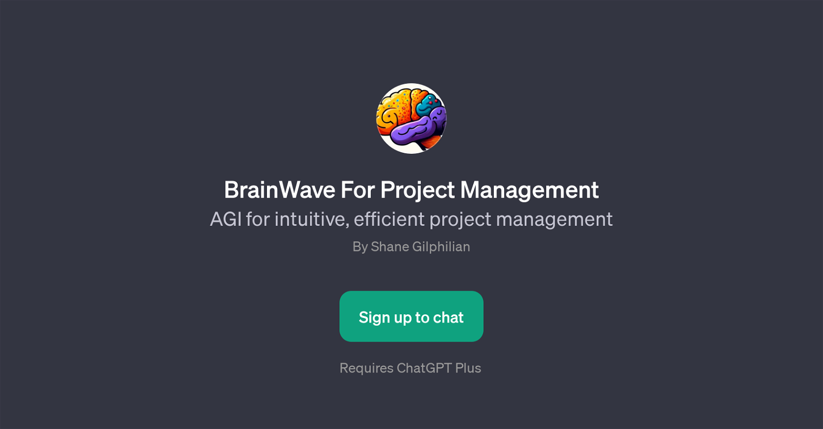 BrainWave For Project Management website