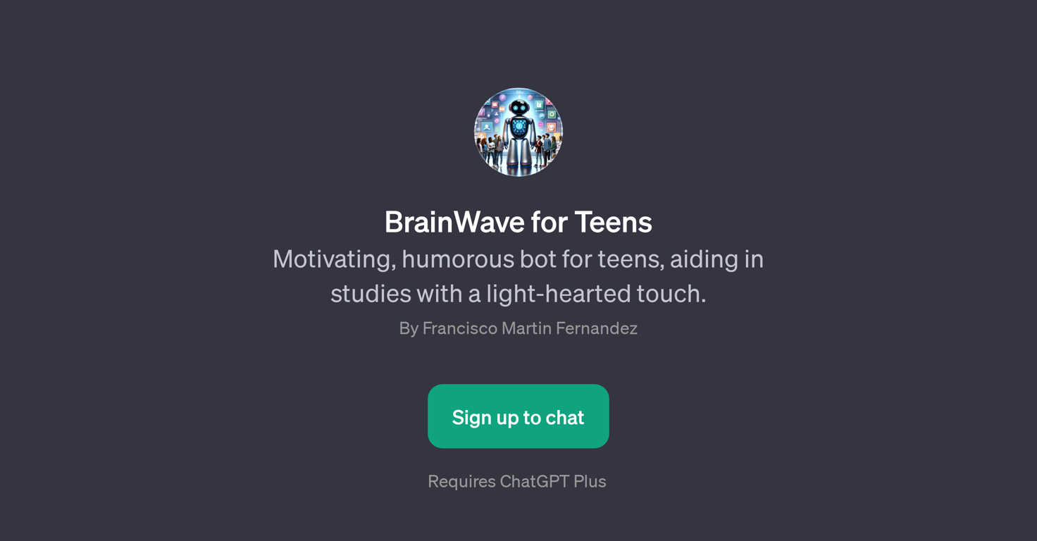 BrainWave for Teens website