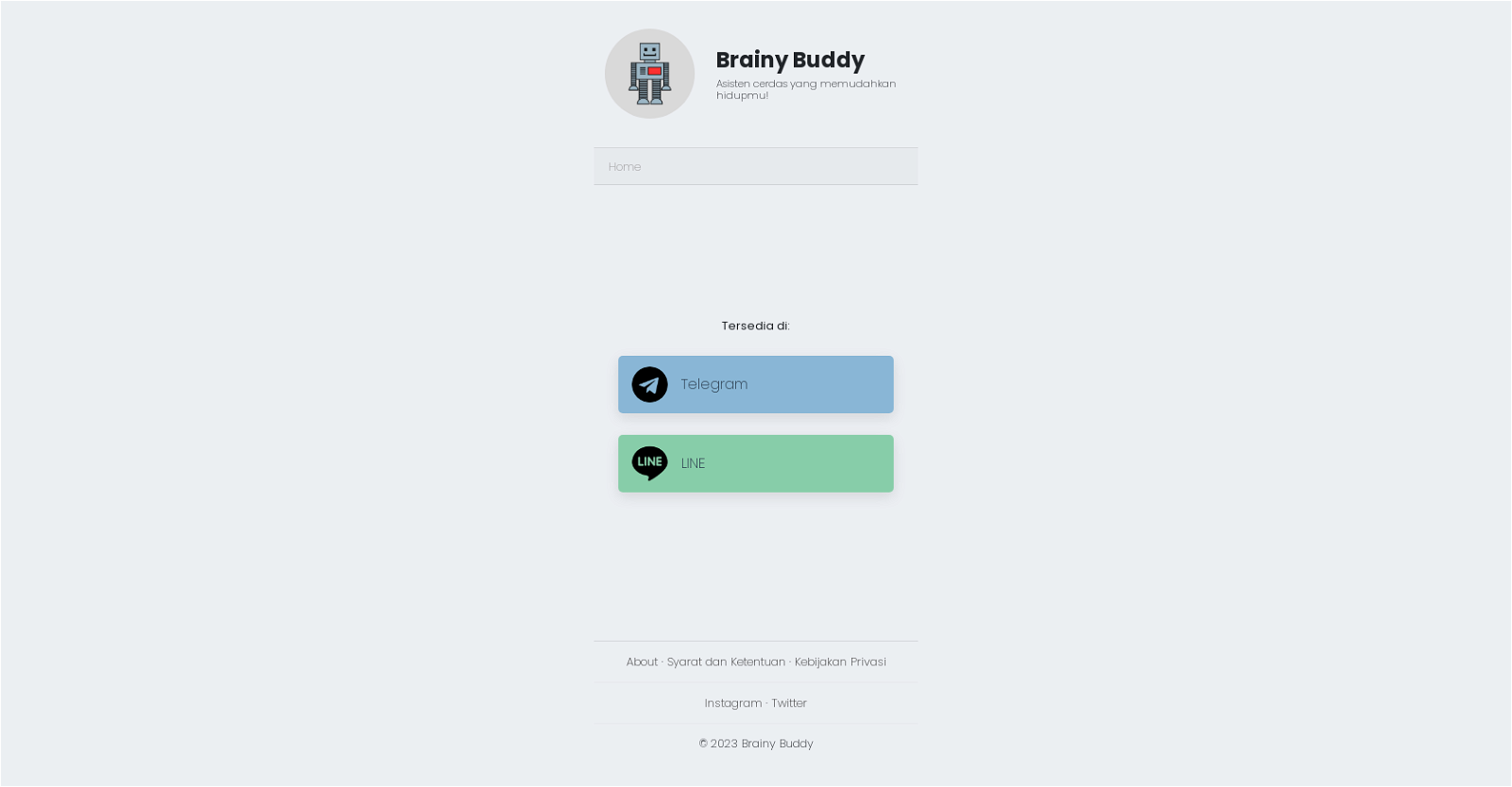 Brainy Buddy website
