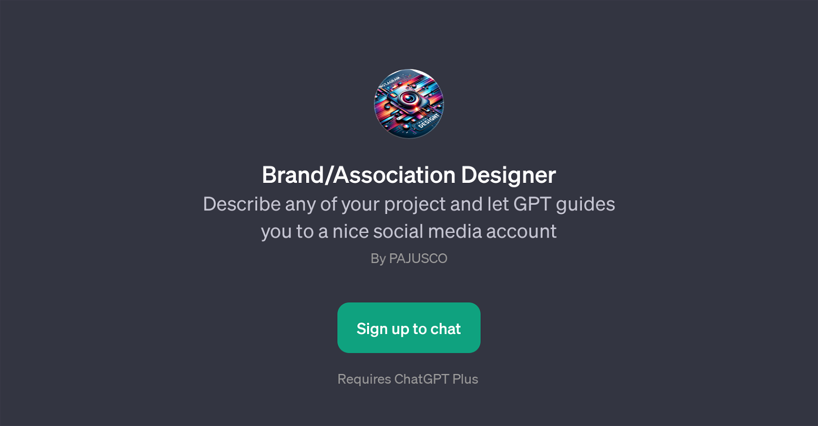 Brand/Association Designer website