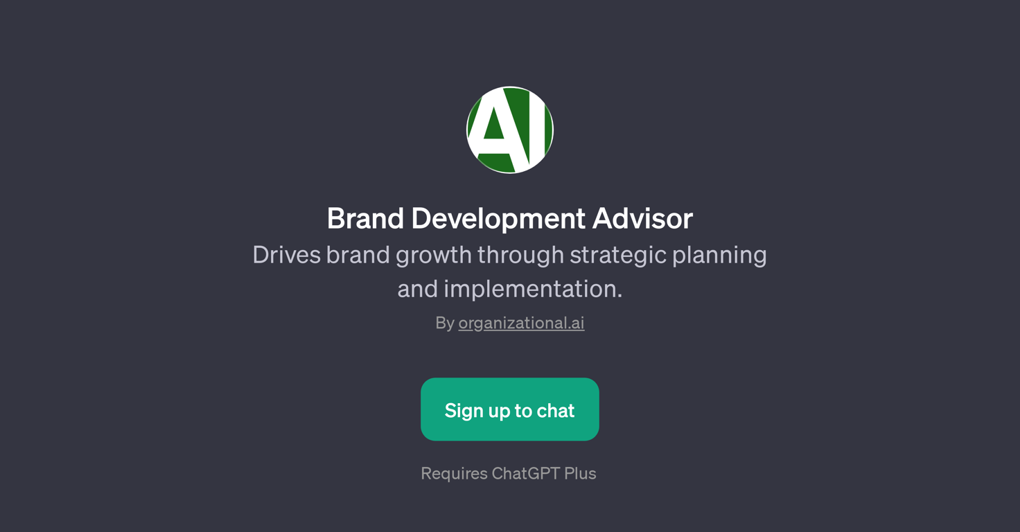 Brand Development Advisor website