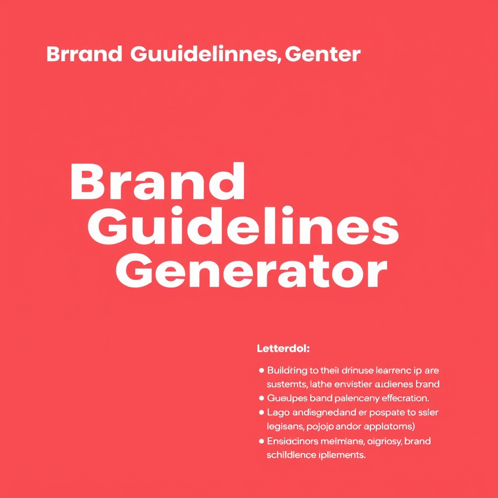 Brand Guidelines Generator website