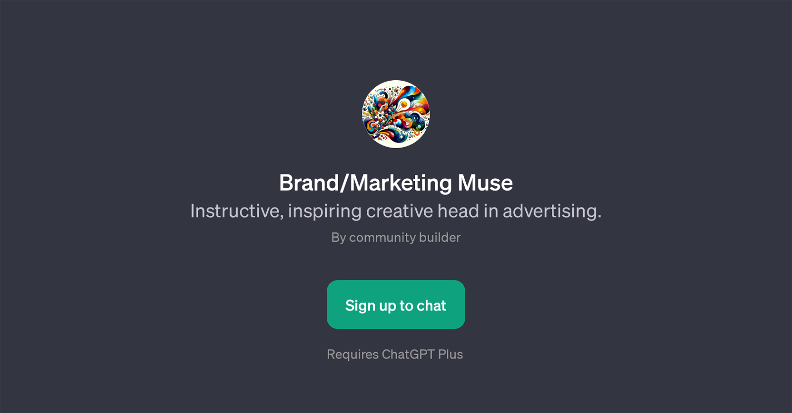 Brand/Marketing Muse website