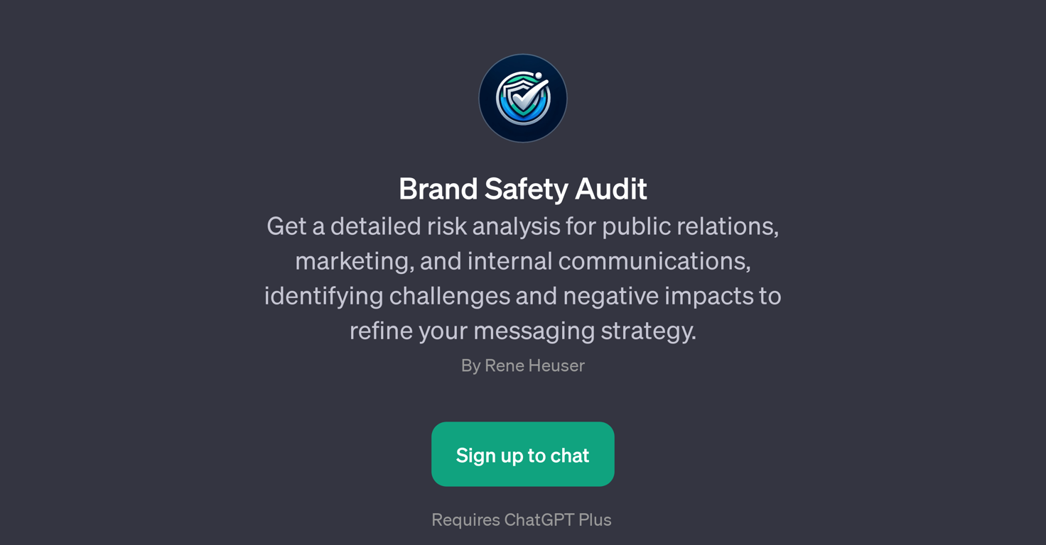 Brand Safety Audit website