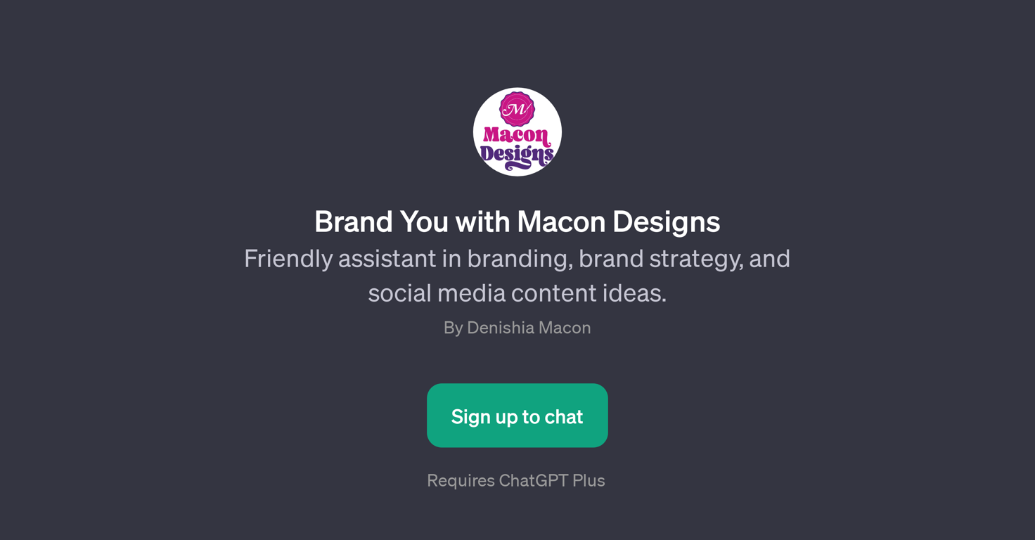 Brand You with Macon Designs website