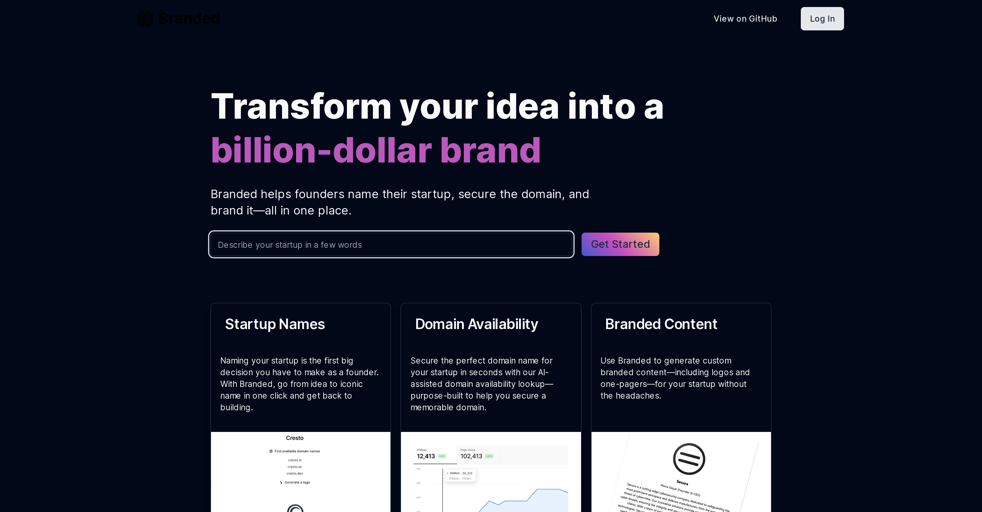 Branded screenshot