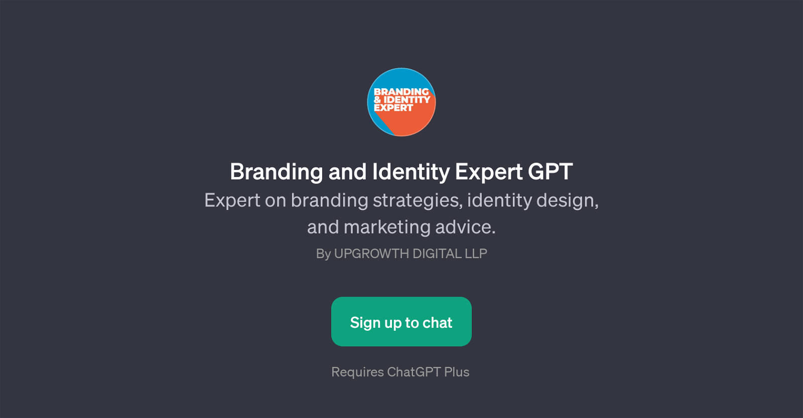 Branding and Identity Expert GPT website