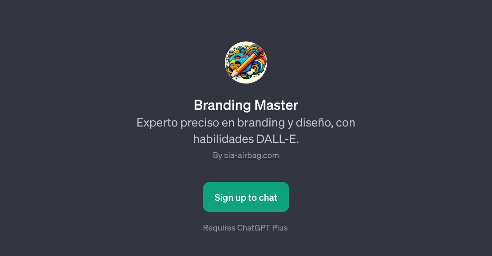 Branding Master website