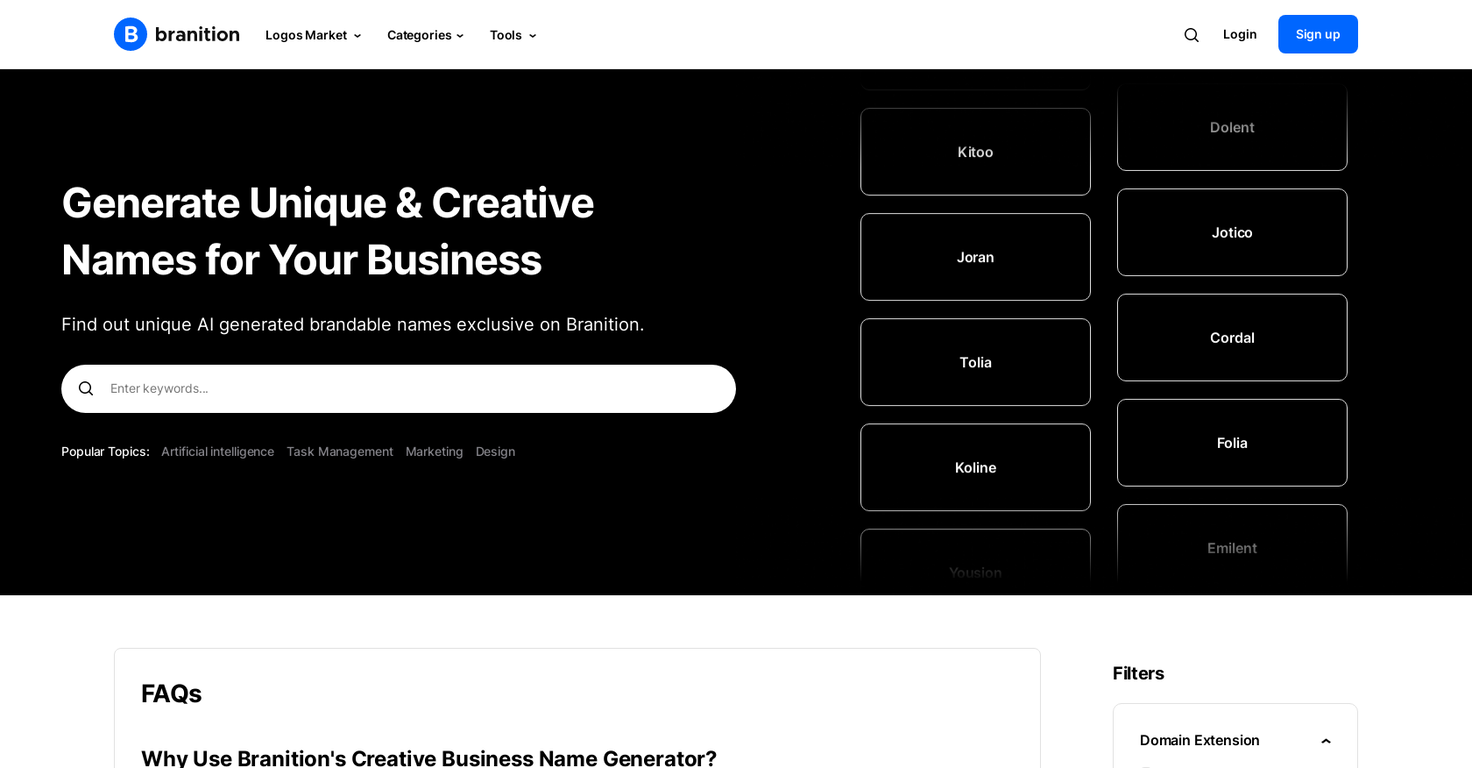 Branition website