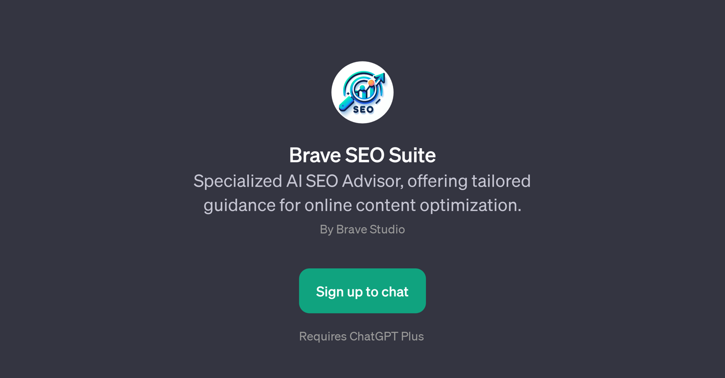 Brave SEO Suite website