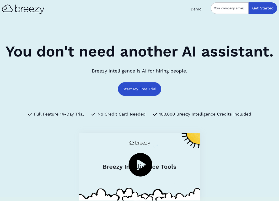 Breezy Intelligence website
