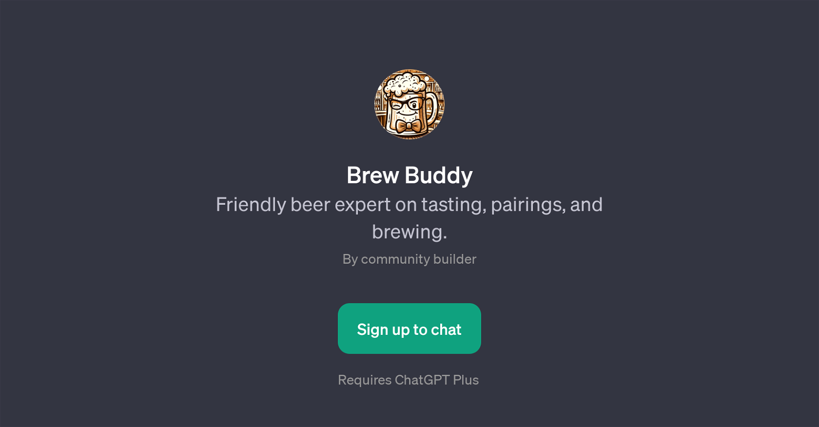 Brew Buddy website